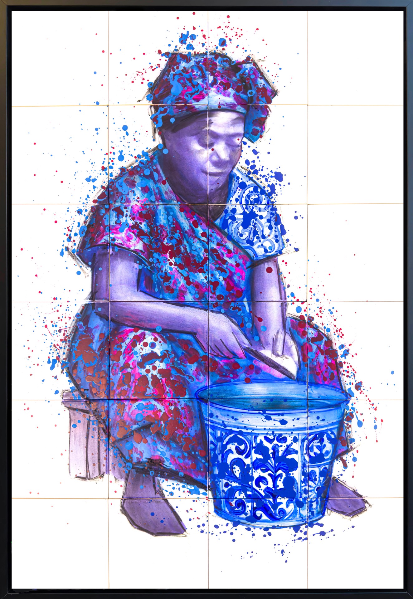 la gardienne de souvenir - 90cmx60cm- 4300euro